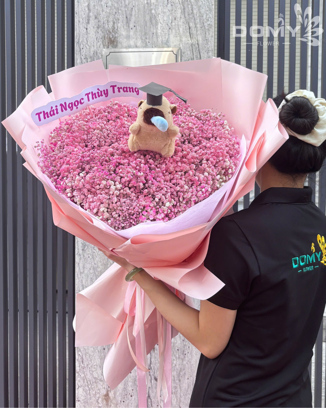 Bó Hoa Baby Hồng Mộng Mơ
