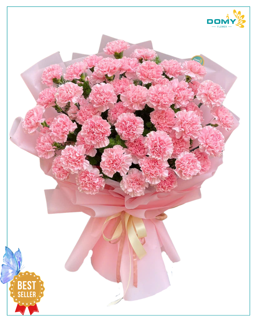 BÓ HOA PHĂNG HỒNG TẶNG KỶ NIỆM NGÀY CƯỚI